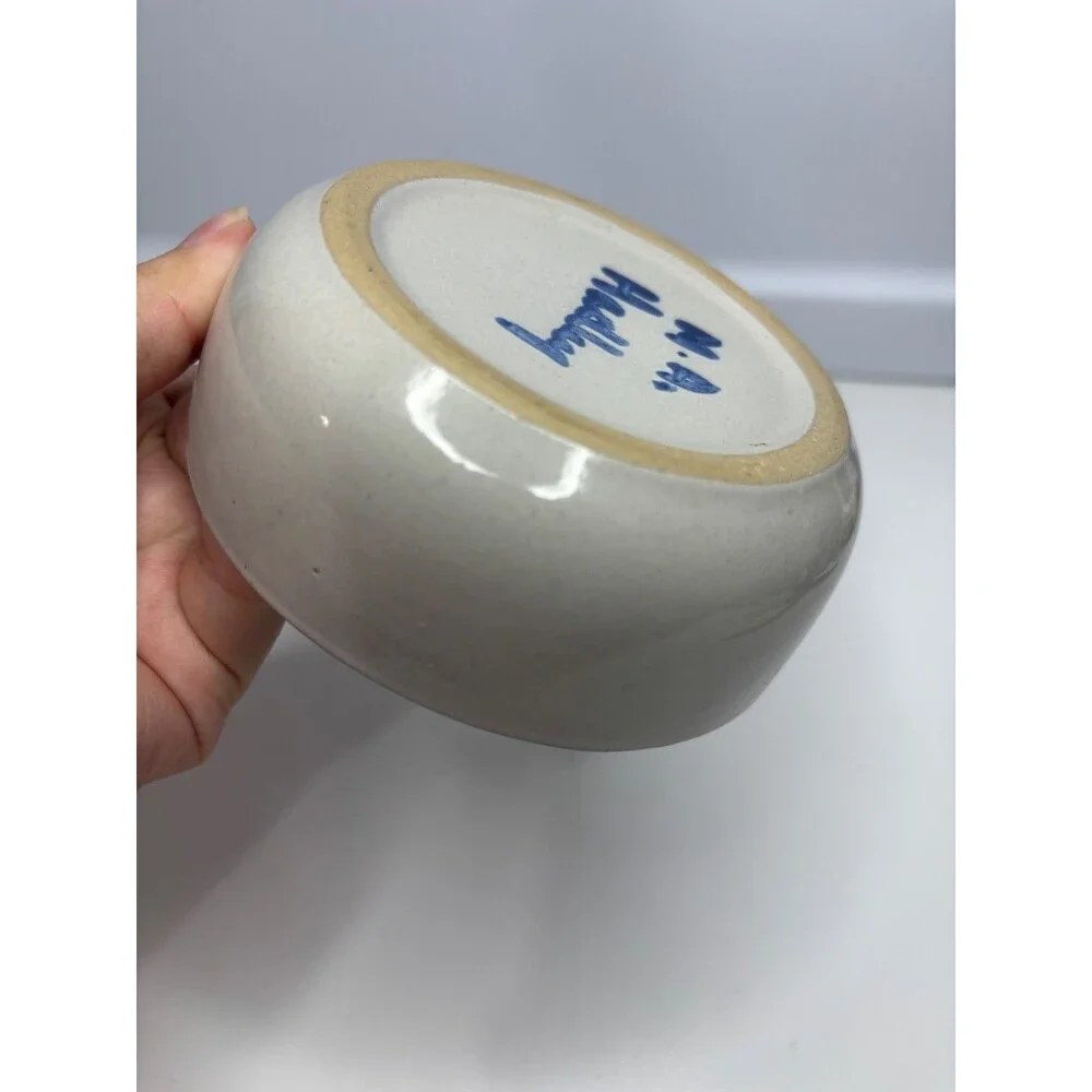 * M A Hadley Kitty Bowl With Mouse 4.25” No Chips Or Cracks